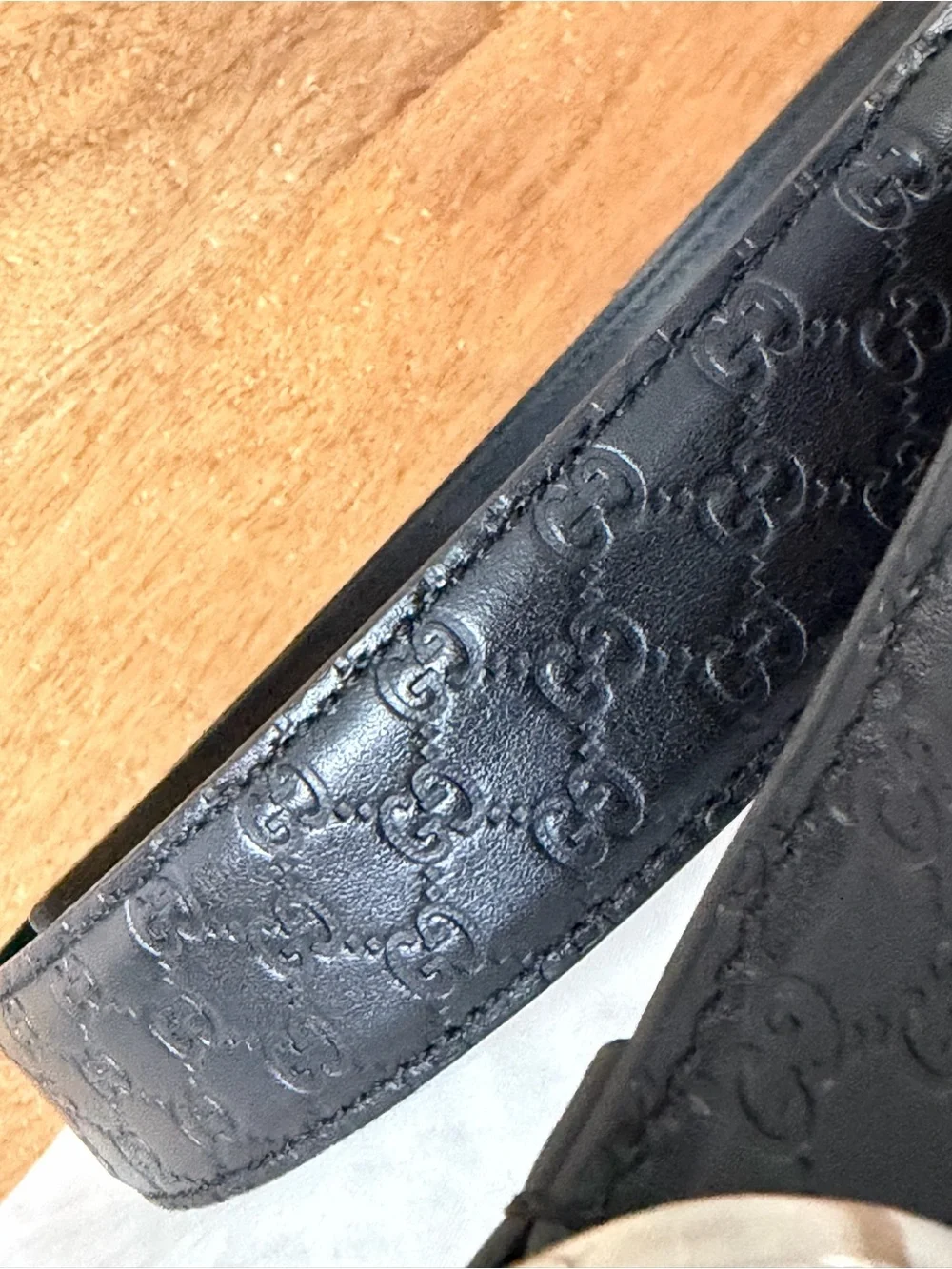 Gucci leather belt